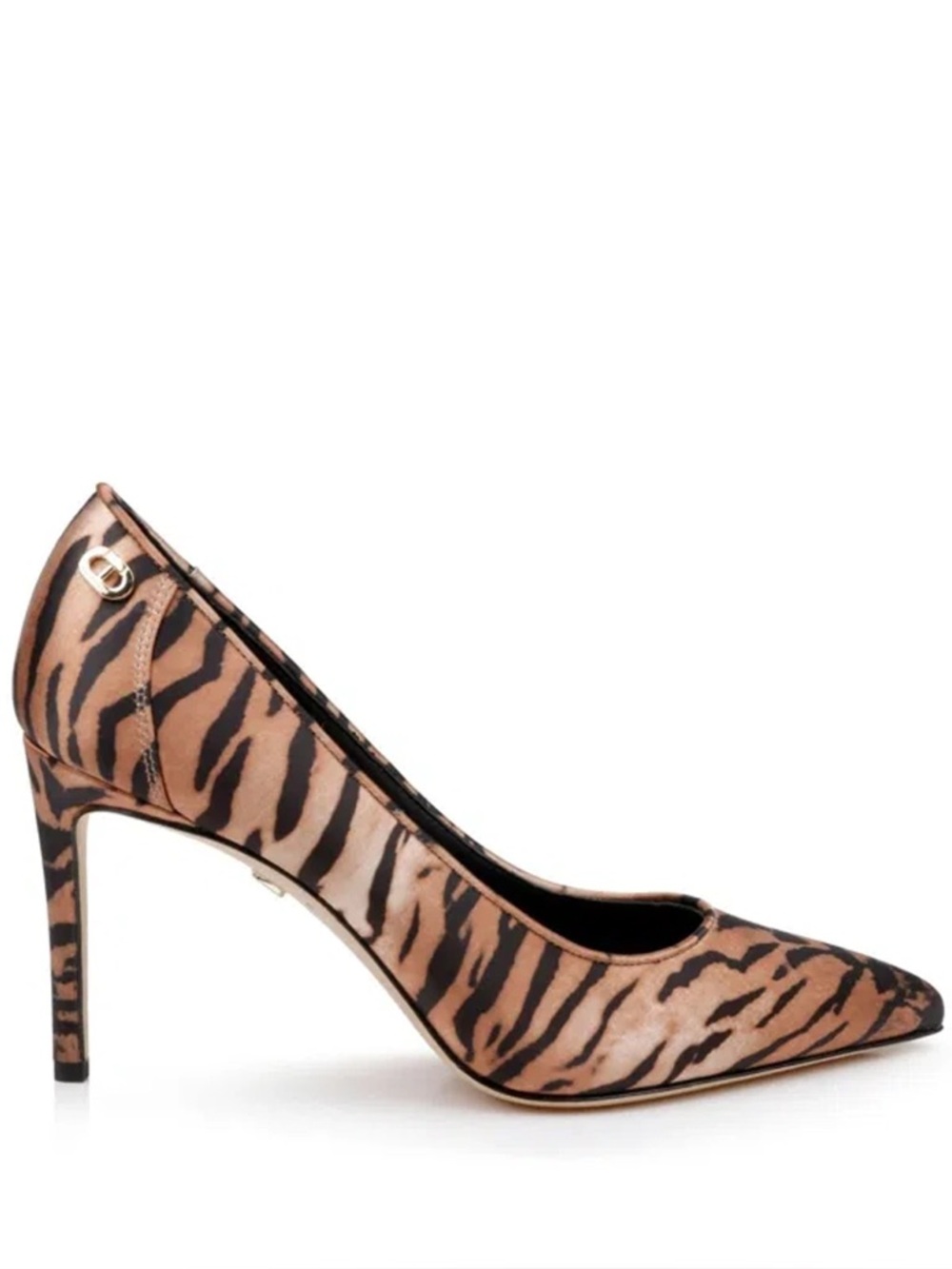 New Dee Occleppo Santorini pointed toe pumps in tiger print